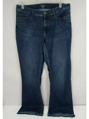 Riders By Lee Embellished Embroidered Distressed Whiskered Jeans Size 34/30